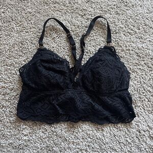 Aerie Size M Black Lace Bralette